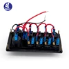 IP68 S.S.Screw Fuse Holders 12V Toggle Switch Panel 4/ 6 Gang
