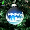 Cash commodity Blue Purple Mix Color Christmas Glass Balls Ornaments Bulk for Xmas tree hanging decoration
