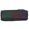 Wholesale laser print keycaps wired multimedia Rainbow backlight 19 Anti-ghost keys gaming computer keyboard