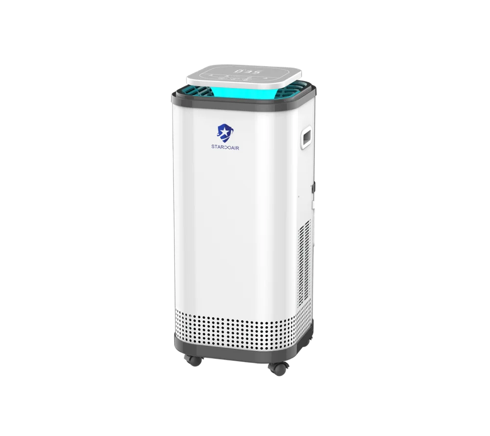 Air Purifier With Hepa Formaldehyde Carbon Filter Allergy Mold Asthma