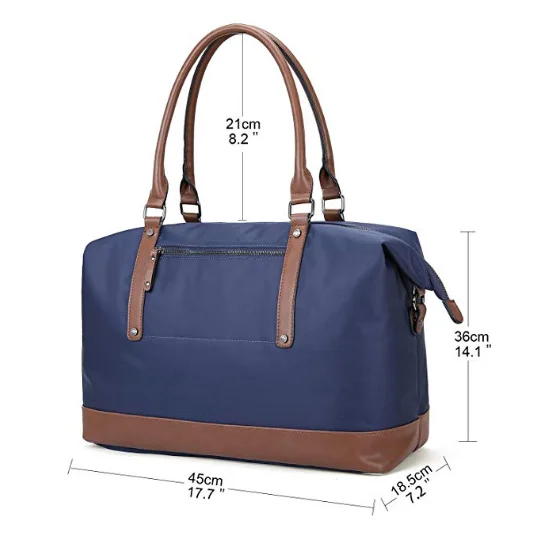 Waterproof Duffel Bag Weekender Overnight Large Tote Nylon Travel Bag