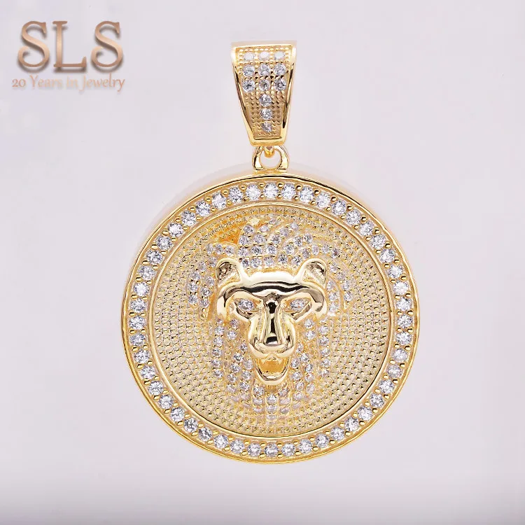 2019 Custom Made Sterling Silver Charms Whole Gold Zodiac Lion 2019 Custom Made Sterling Silver Charms