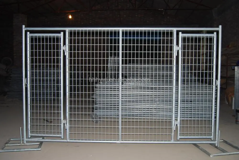 double door dog kennel panel