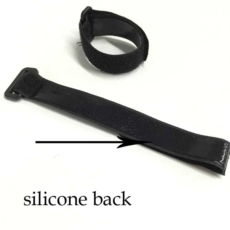 Silicone Rubber Backed Hook Loop Battery 20mm Wide X 200 Mm Length