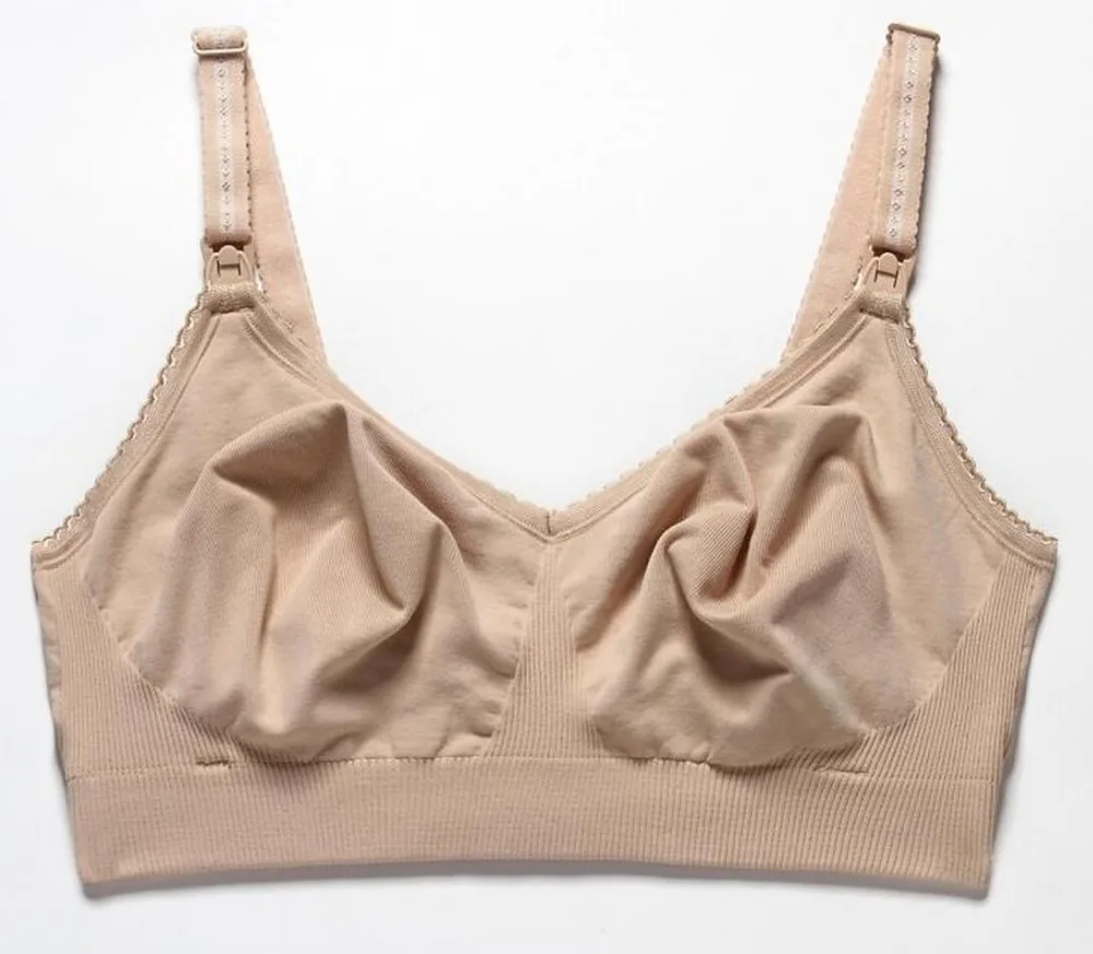 Cotton Seamless Wireless Maternity Bra With Inner Side Sling Buy 