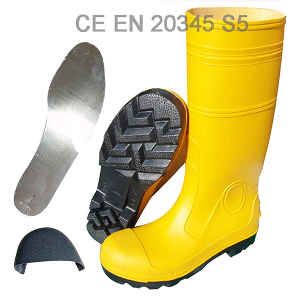 White Waterproof Boots Used In Medical Chemical Meat Slaughterhouse