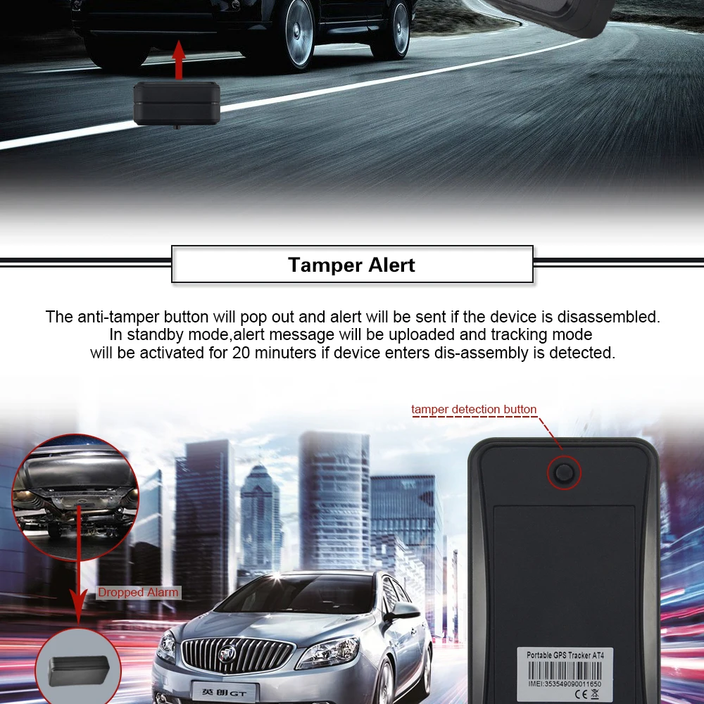 At4 Gps/gsm/gprs Car Vehicle Gps Tracker For Container Car Gps Lbs Wifi