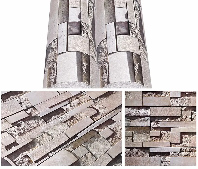 Washable Removable Vinyl 3d Brick Wallpaper Buy 3d Brick Wallpaper 3d