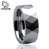rings for men facets tungsten ring exotic wedding bands