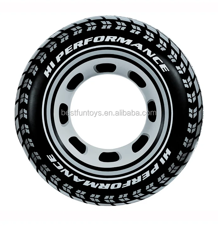 Custom Durable Pvc Inflatable Toy Tire Promotional Tire Design Swim