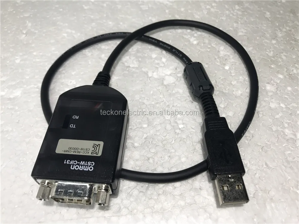 1PC OMRON Replacement PLC CABLE CS1W-CIF31 USB RS232 
