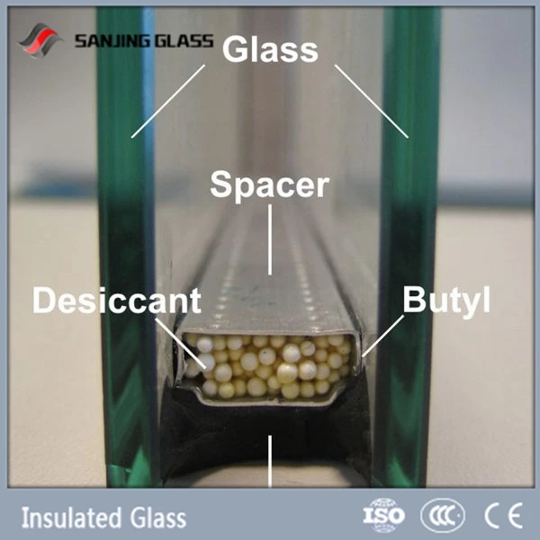 5mm+9A+5mm,6mm+12A+6mm Insulated double pane tempered glass