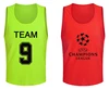 Wholesale polyester custom soccer mesh scrimmage training vests cheap lacrosse pinnies