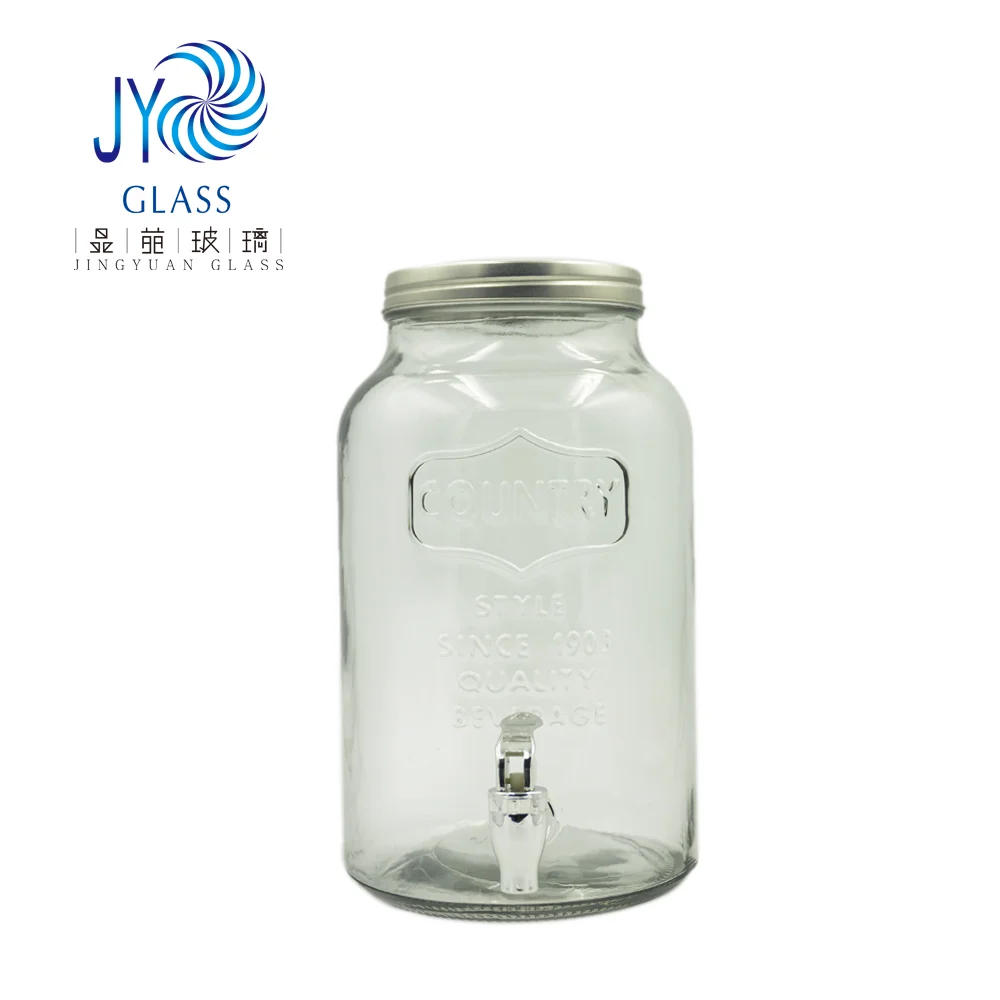 20l Large Gallon Glass Jar For Beverage Buy Glass Jar With Spout