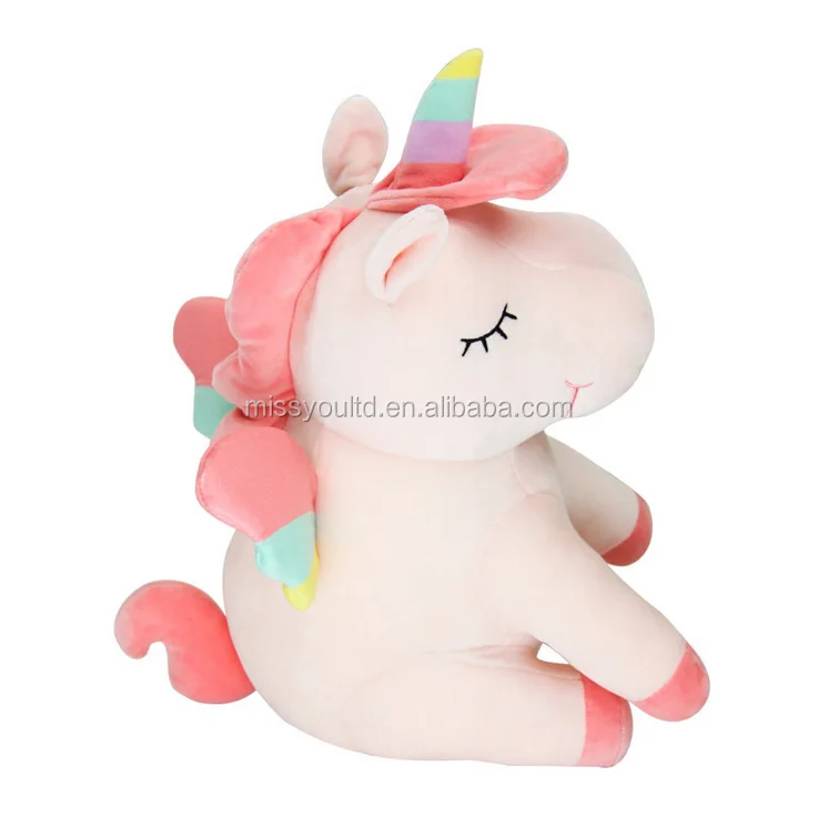 rainbow hair unicorn toy