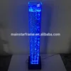 Hotel acrylic led lighting pillar LED water bubble