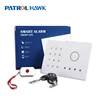 security alarm central monitoring software with PIR/Gas/Smoke Sensor IOS&Android APP