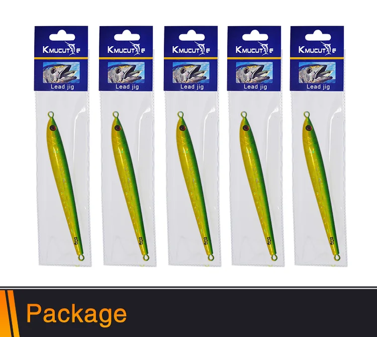 Deep Sea Fishing Lure Lead Fish Jig 60g Metal Jig Pesca Hard Bait