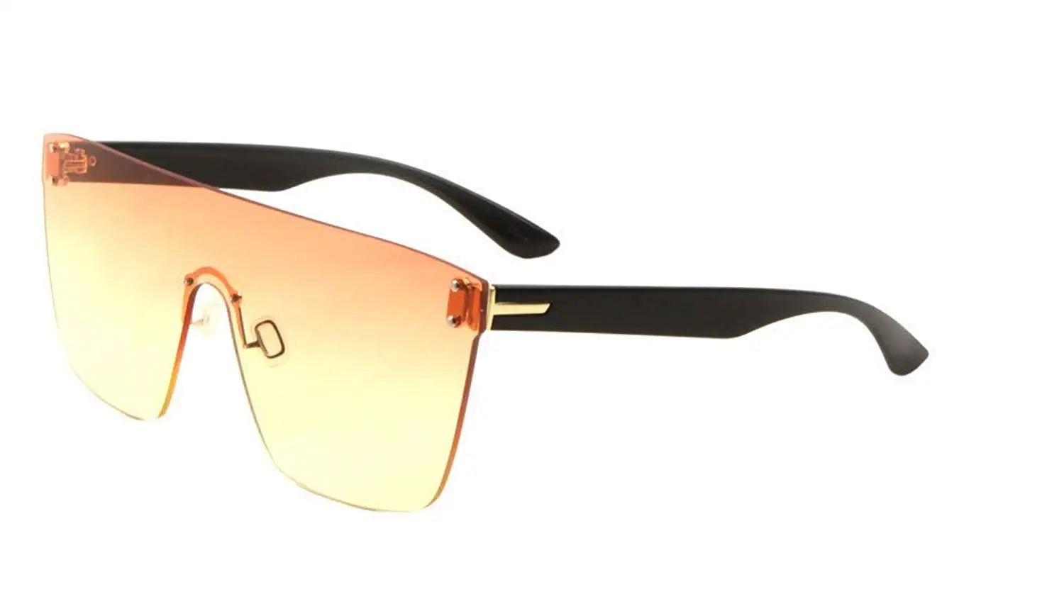 rimless oversized glasses