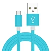 USB 2.1A Nylon Braided Type-C Cable USB A to Type C Cable for Macbook for Google Pixel