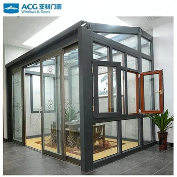 New Design Prefab House Aluminium Tempered Lowes Glass Sunroom Buy Aluminium Sunroom Prefab House Sunroom Lowes Sunroom Product On Alibaba Com