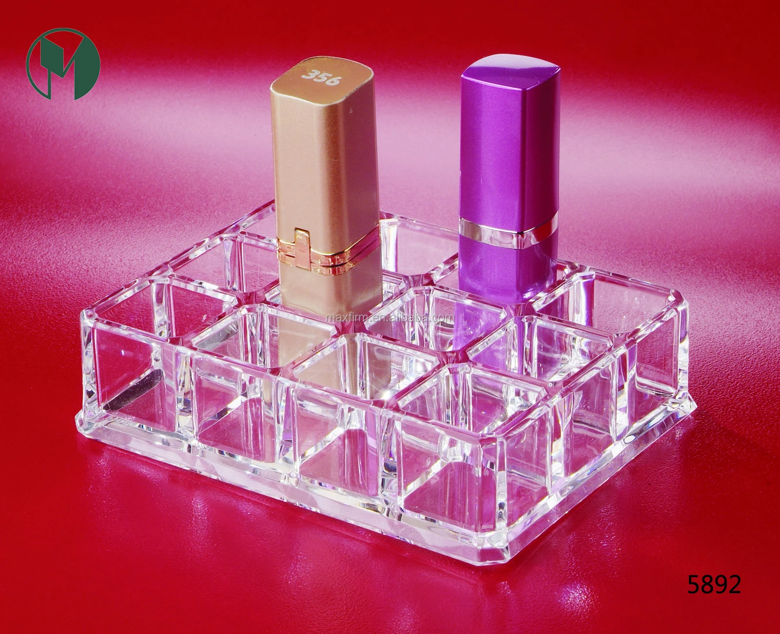 Acrylic15 Pcs Lipstick Holder Transparent Plastic Nail Polish Holder