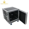 10U 20" Deep Rack Amp Road Shock Mount Case with Casters