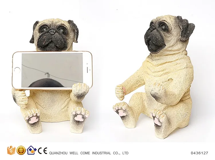pug phone holder