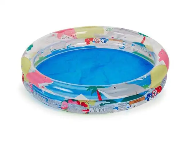 2 ring inflatable pool