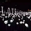 Led engineering simulation roses tulip lawn light