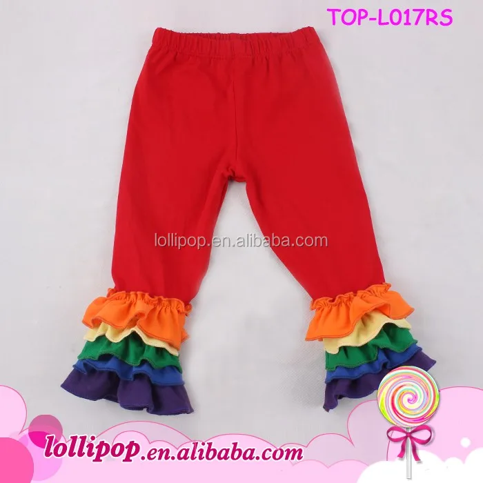 baby girl ruffle bottom pants