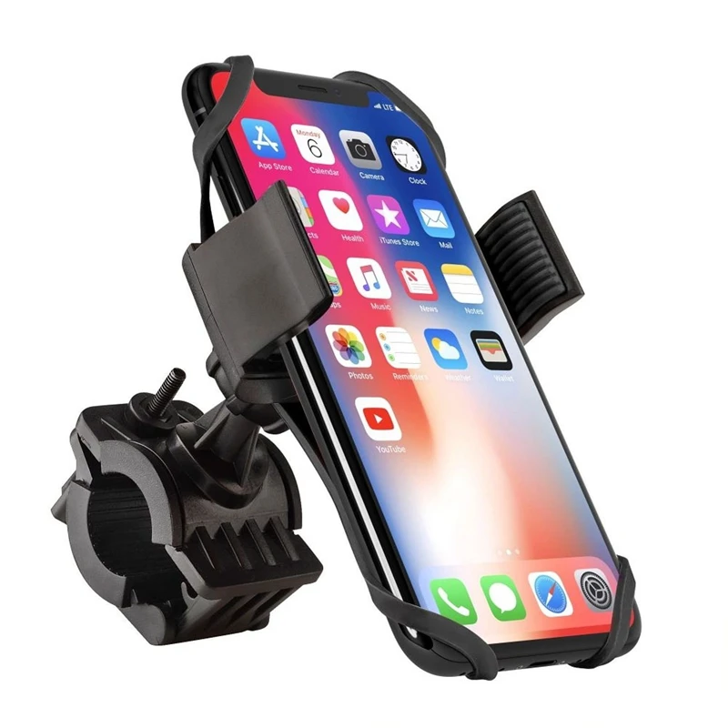 2018 Universal Motorcycle Support Handlebar Bicycle Mobile Mount Bike Phone Holder For Smartphone