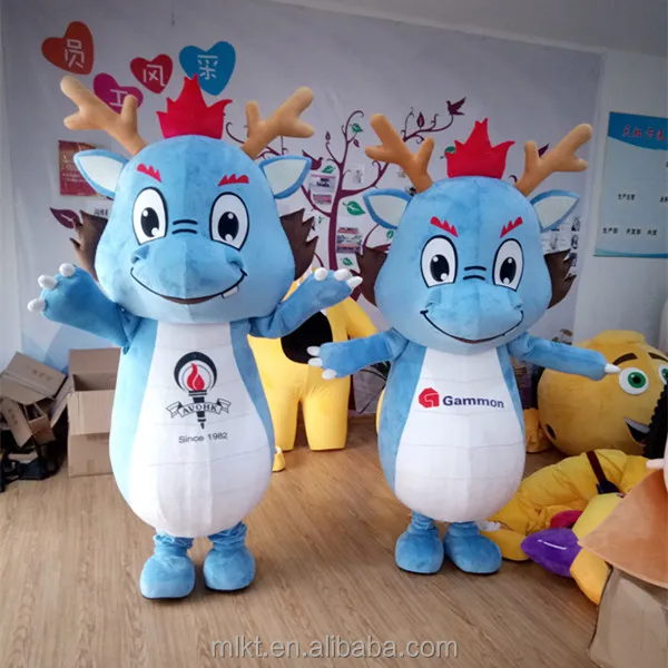 
Customized cartoon character mascot costume adult dragon costume 
