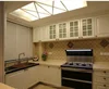 modern red color American standard kitchen cabinet