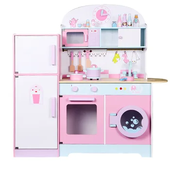large toy kitchen wooden