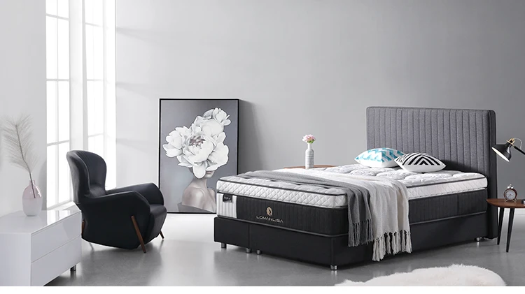 Lomanlisa hotel luxury quality queen twin size full bed sponge foam mattress for sale