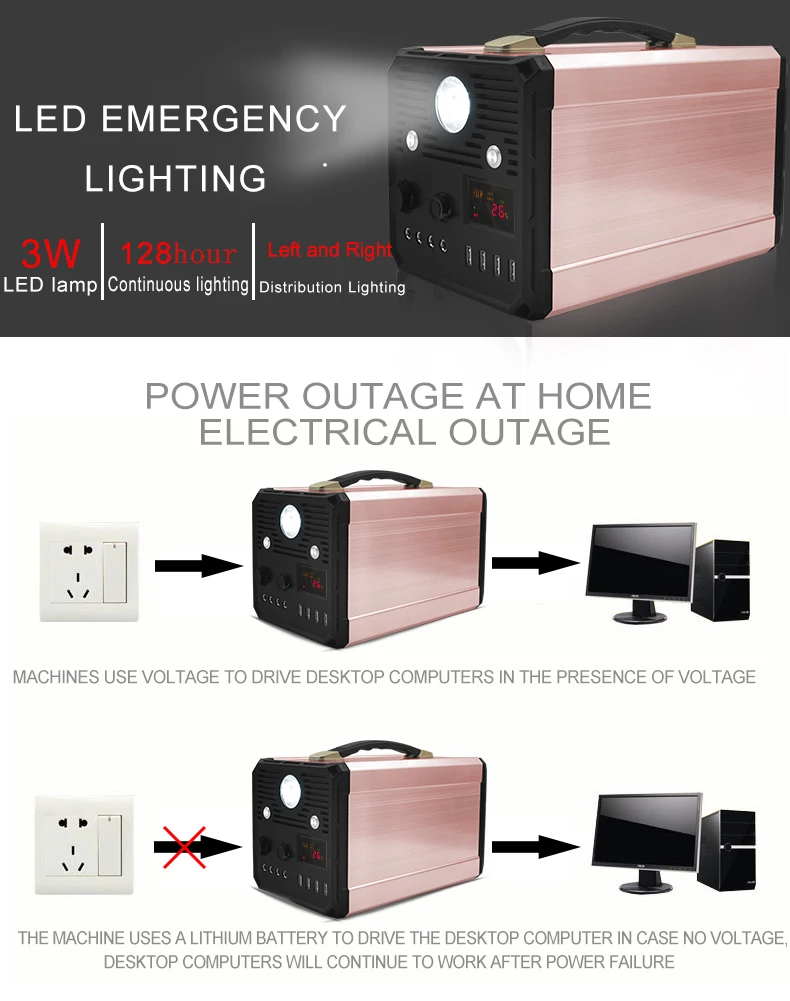 led light powerbank