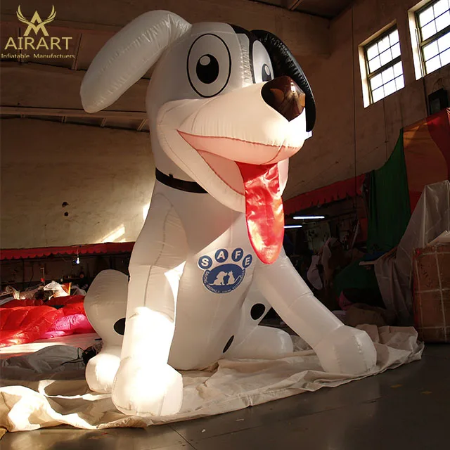 Giant Dapat Diisi Angin Kartun Anjing Dapat Diisi Angin Dalmatian