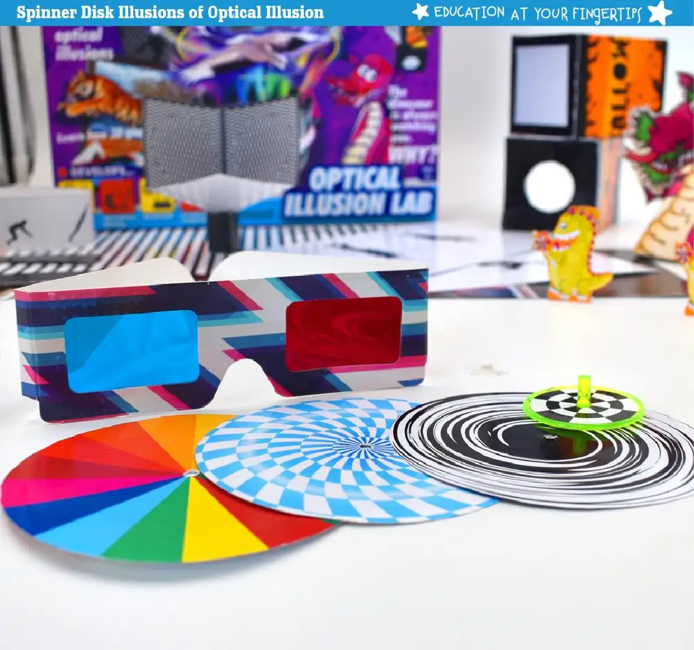 Stem Science Kit Of Optical Illusion Lab Physics Experiment For Kids