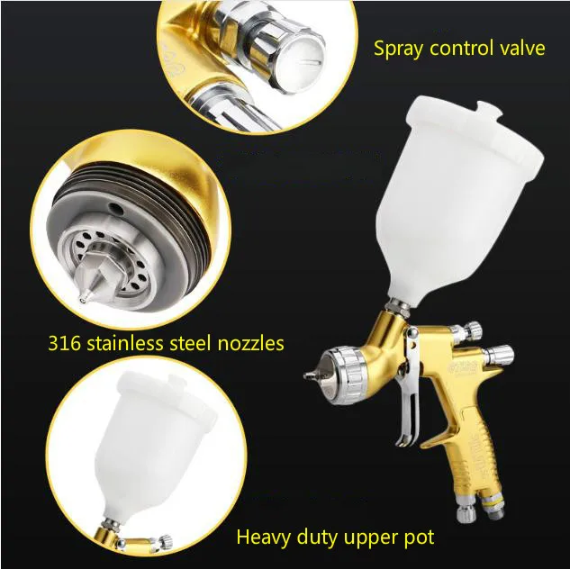 High efficiency spray paint gun power spray gun for automobile