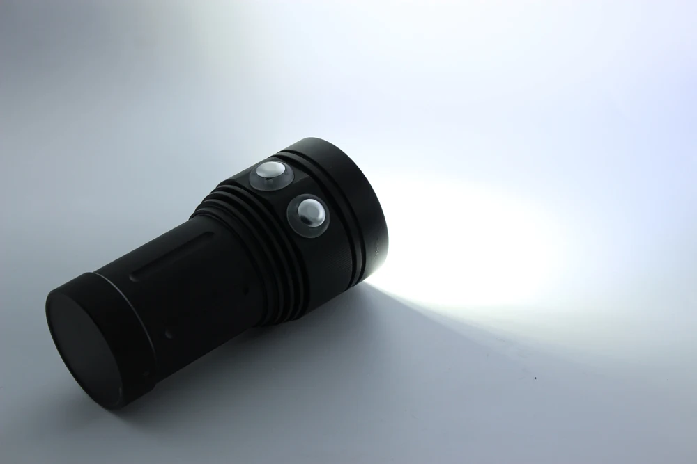 Branca + 4x Lúmen Subaquático Caça Mergulho Lanterna 10 * Xm-l2 Luz Vermelha 4x uv Led Fotografia Tocha Lâmpada 8000 200m 12 High Quality Luzes e Iluminação