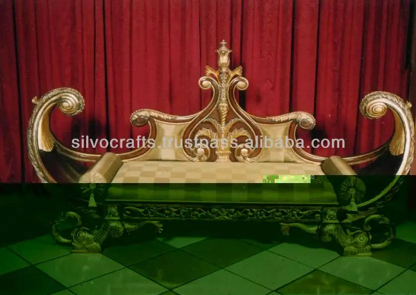 Wedding Stage Sofa Set Chairs For Bride Groom From Clic Wedding Stage Sofa Set Chairs For Bride Groom From Clic Silvocrafts Indian Furniture