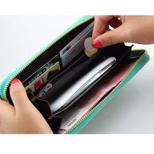 2015new Fashion Purse Hot Sale Vintage Pattern Women Wallets carteira feminina good Quality Women Clutch 8