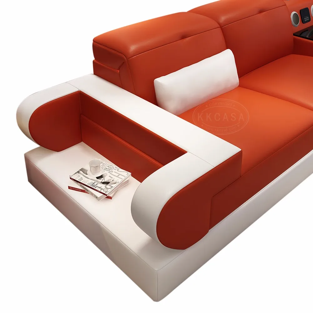 High Quality Sectional Cheap Contemporary Living Room Furniture Leather