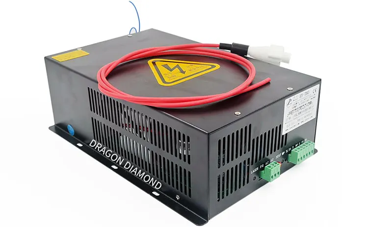 HY-T80 80W CO2 Laser Power Supply For Engraver Cutting Tube Machine 110V US 