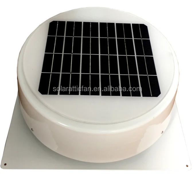 New Design 10w Solar Attic Ventilation Fan With 530cfm For Garage,Shed