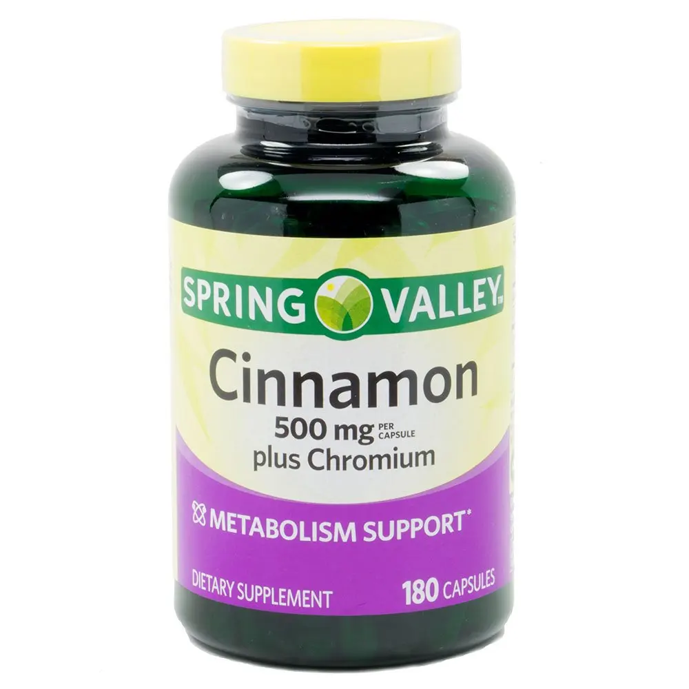 cinnamon and chromium spring valley ingredients