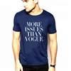 New Western Style Letter Printing Men Clothes Basic T-shirt Plain