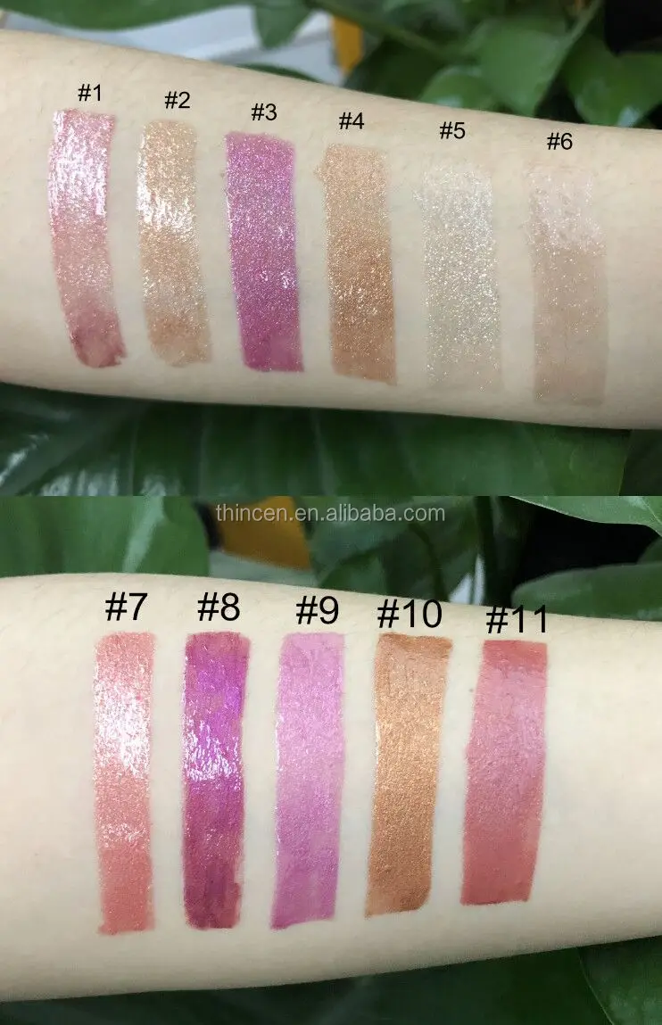 11 Color Wholesale Shiny Custom Logo Private Label Lip Gloss Lipstick