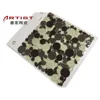 Irregularity Black and White Glass Round Mosaic Tile for Bathrooms